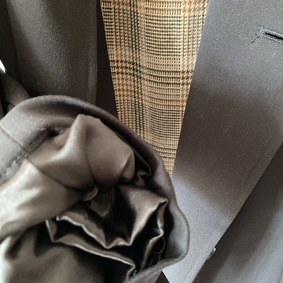 BNWT Jones NY Black Trench Coat Double Breasted Double Removable Liner - Picture 8 of 10